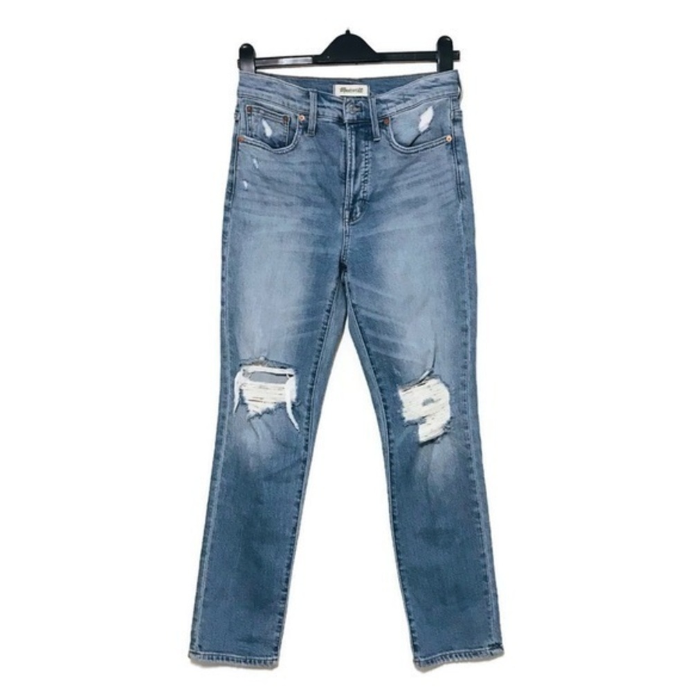 Madewell Distressed The Perfect Vintage Jean High Rise Relaxed Women’s size 25 0